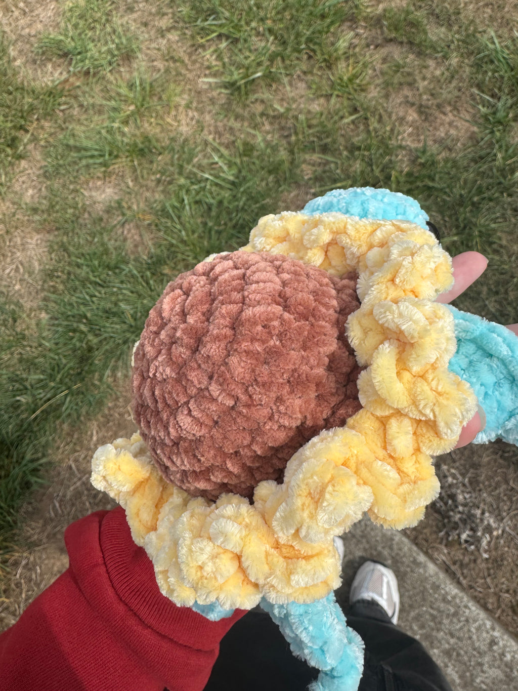 Sunflower Crochet Sea Turtle Amigurumi Plushie