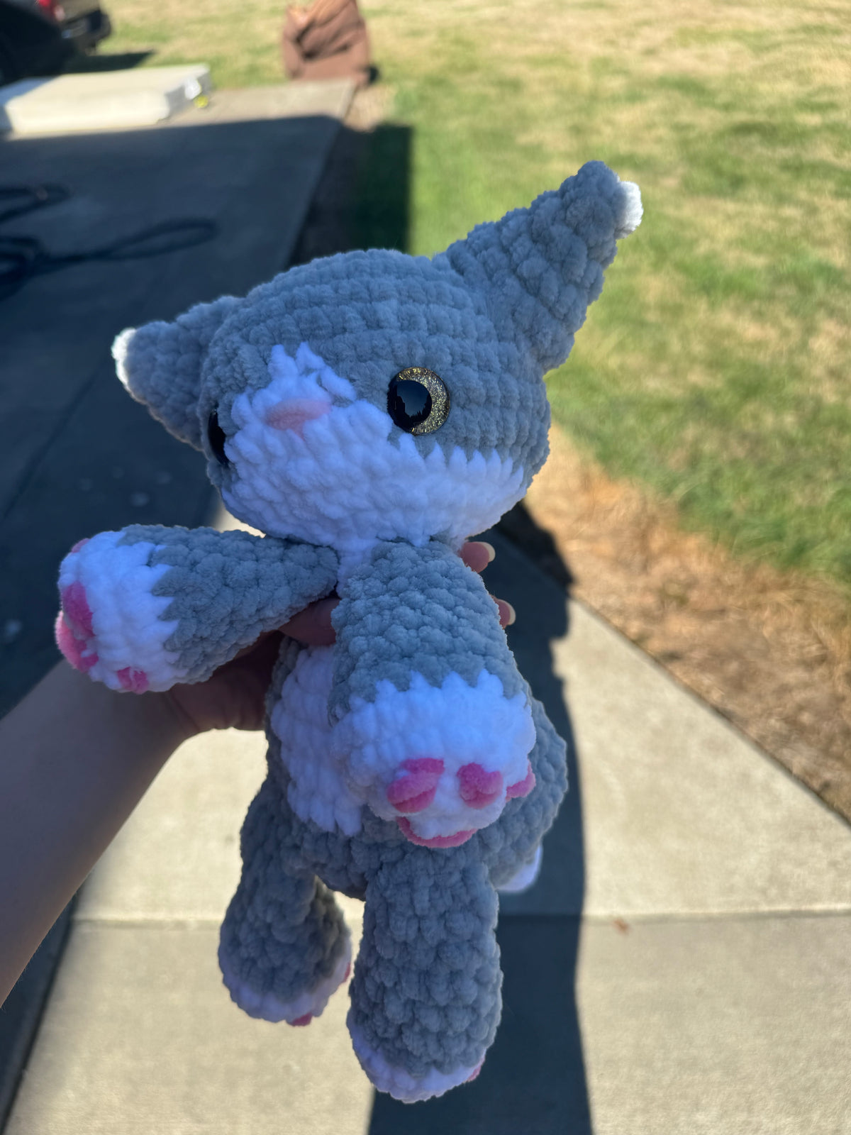 Cuddle kitty crochet plushie Amigurumi