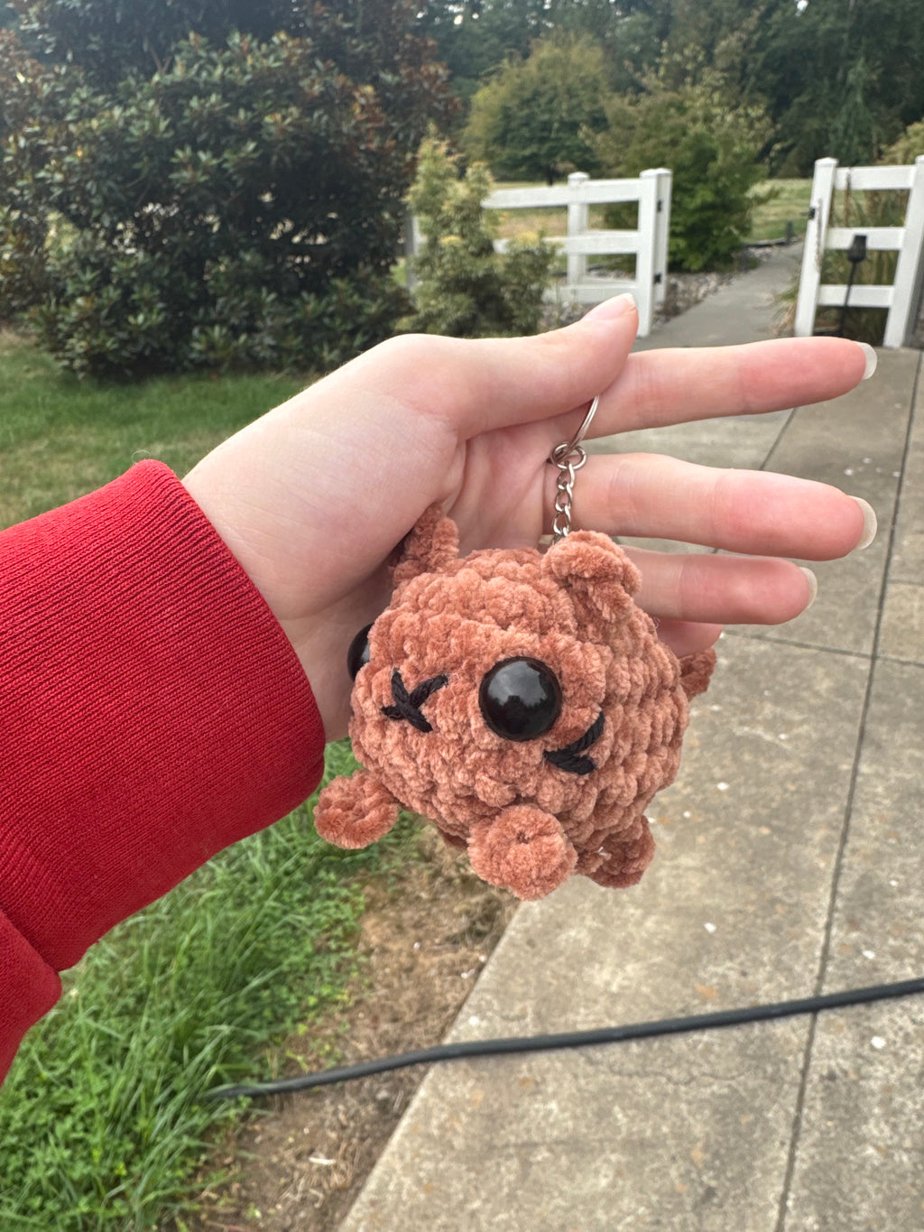 Mini Crochet Cat Keychain Amigurumi