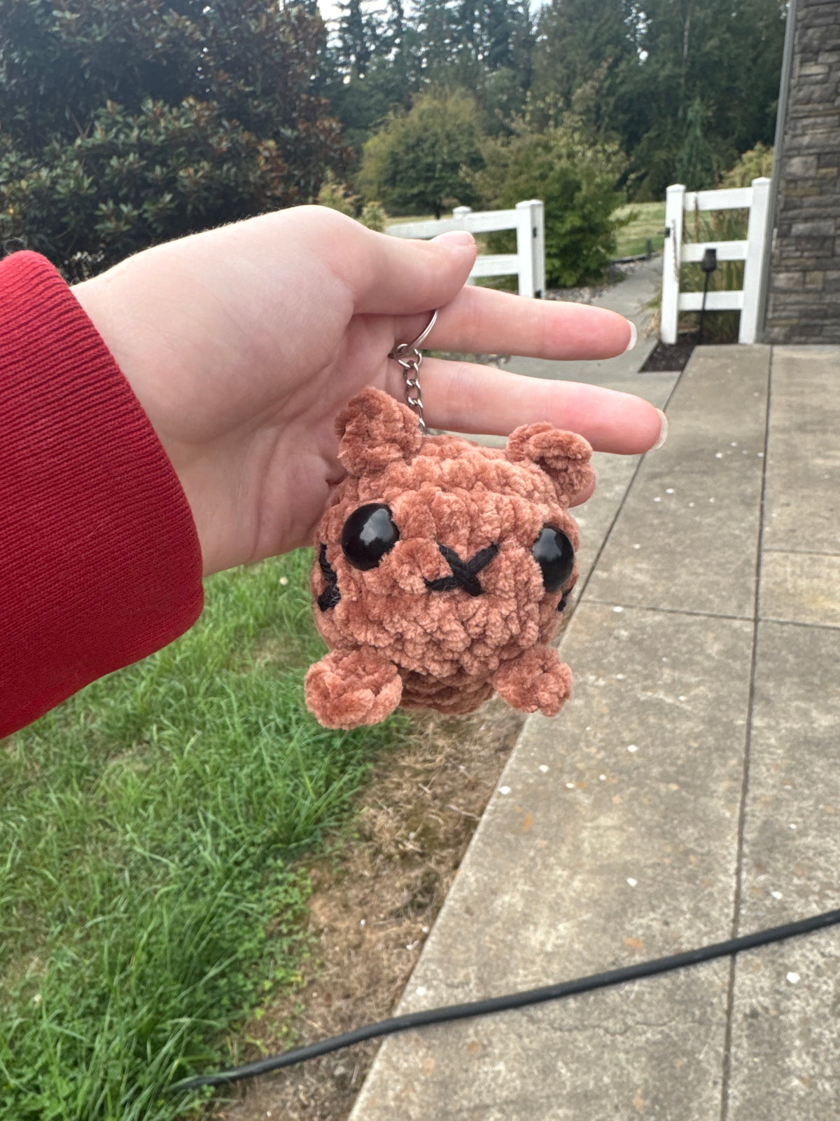 Mini Crochet Cat Keychain Amigurumi