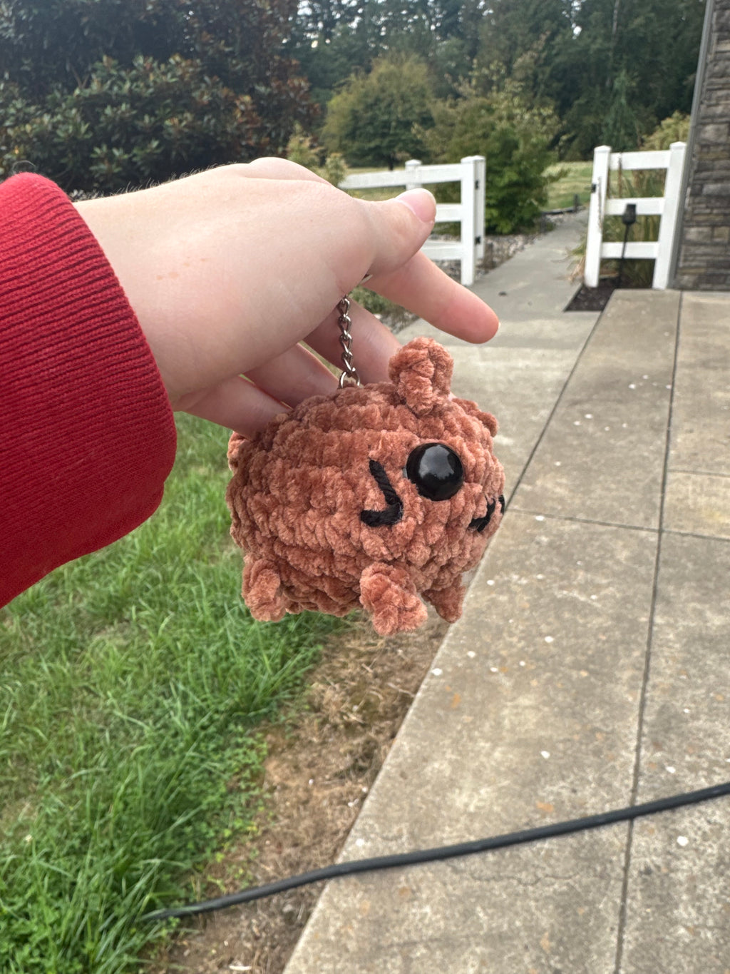 Mini Crochet Cat Keychain Amigurumi