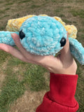 Sunflower Crochet Sea Turtle Amigurumi Plushie