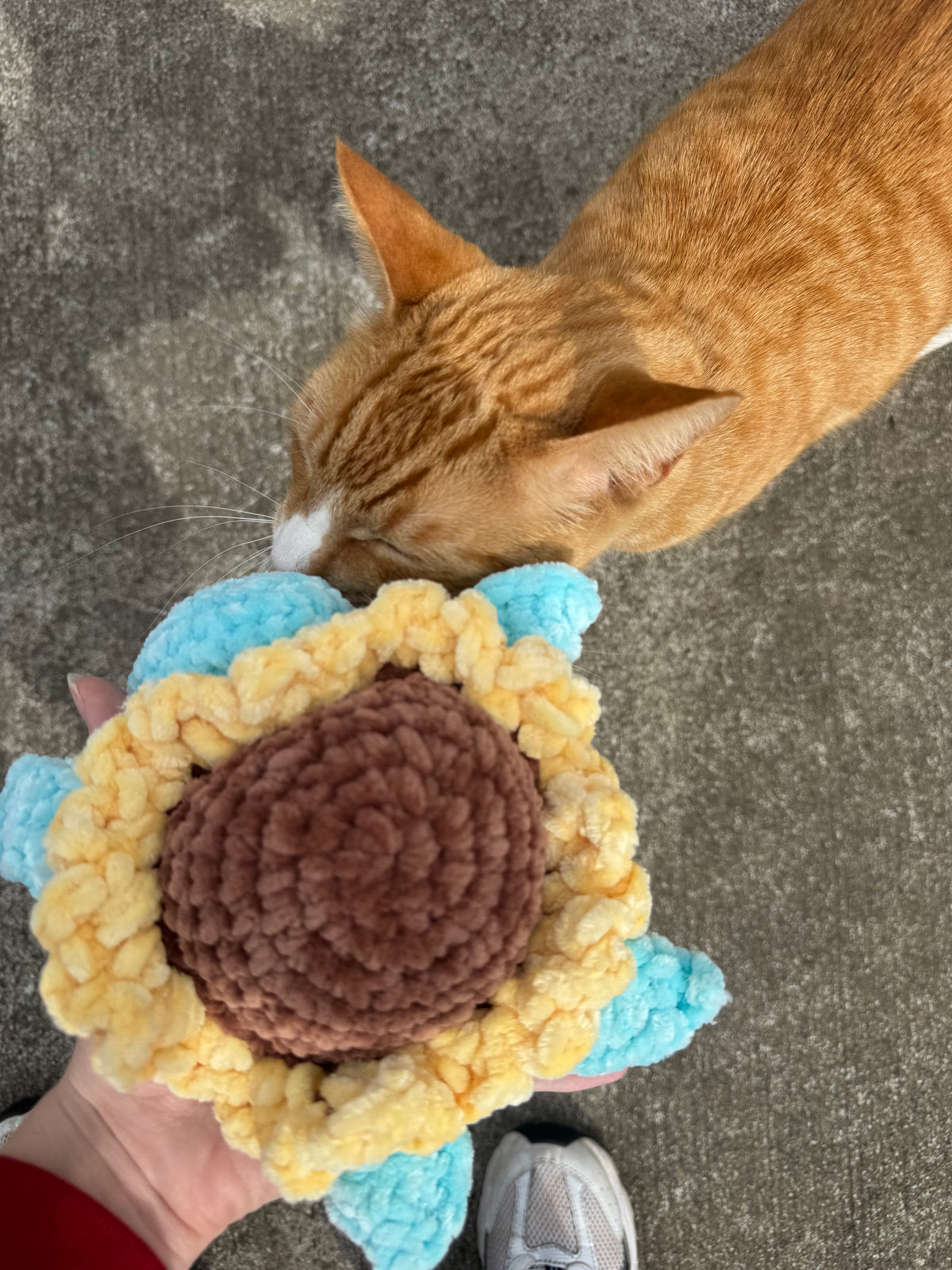 Sunflower Crochet Sea Turtle Amigurumi Plushie