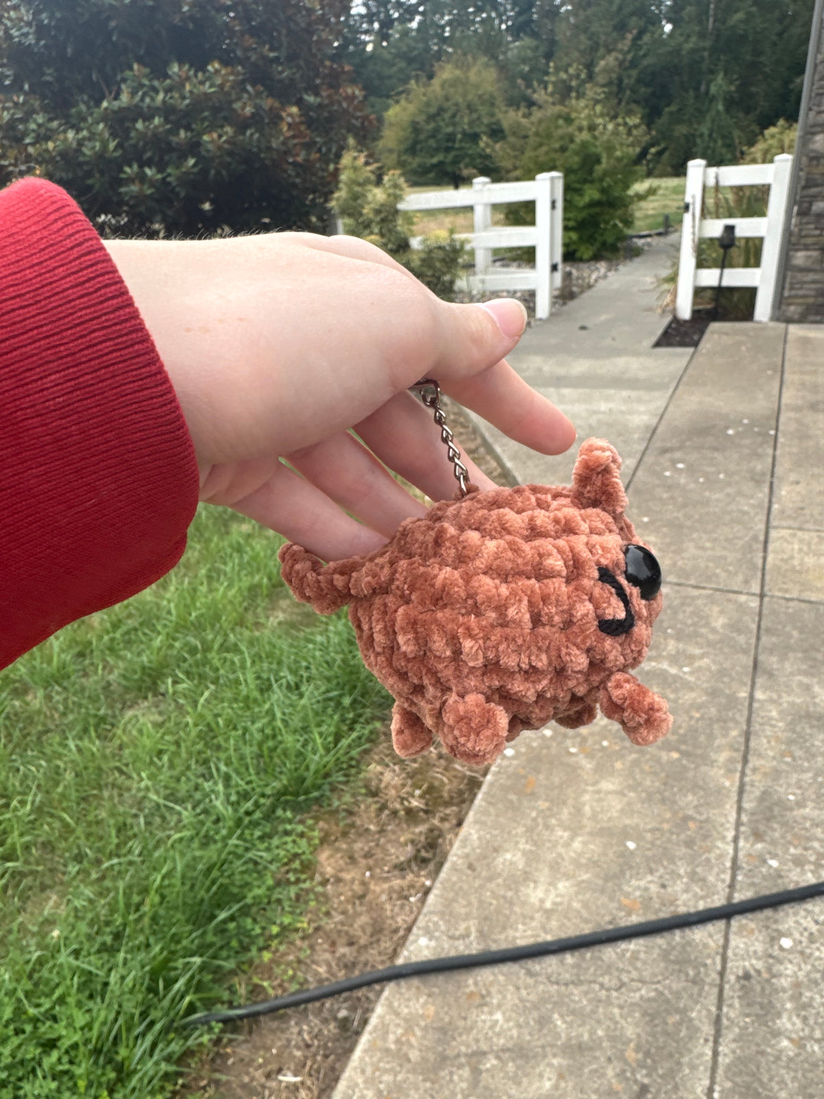 Mini Crochet Cat Keychain Amigurumi