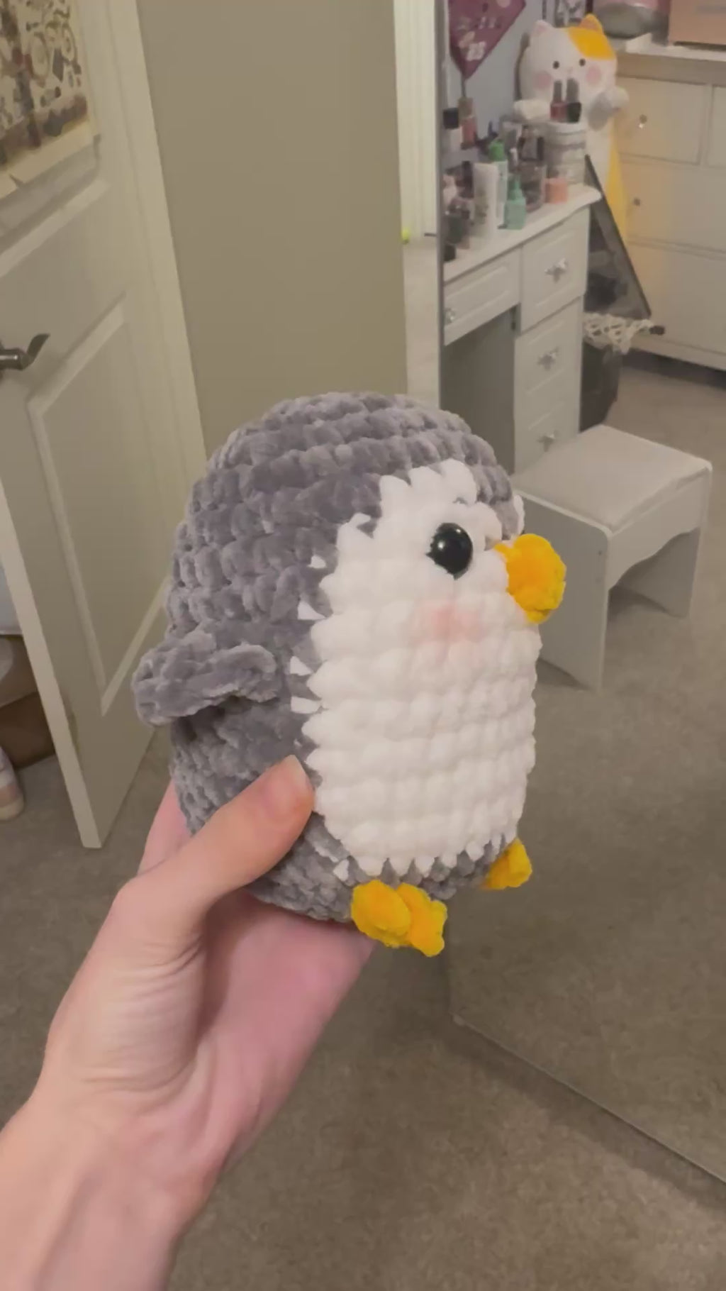 Penny the Penguin (Plain) crochet Amigurumi plushie