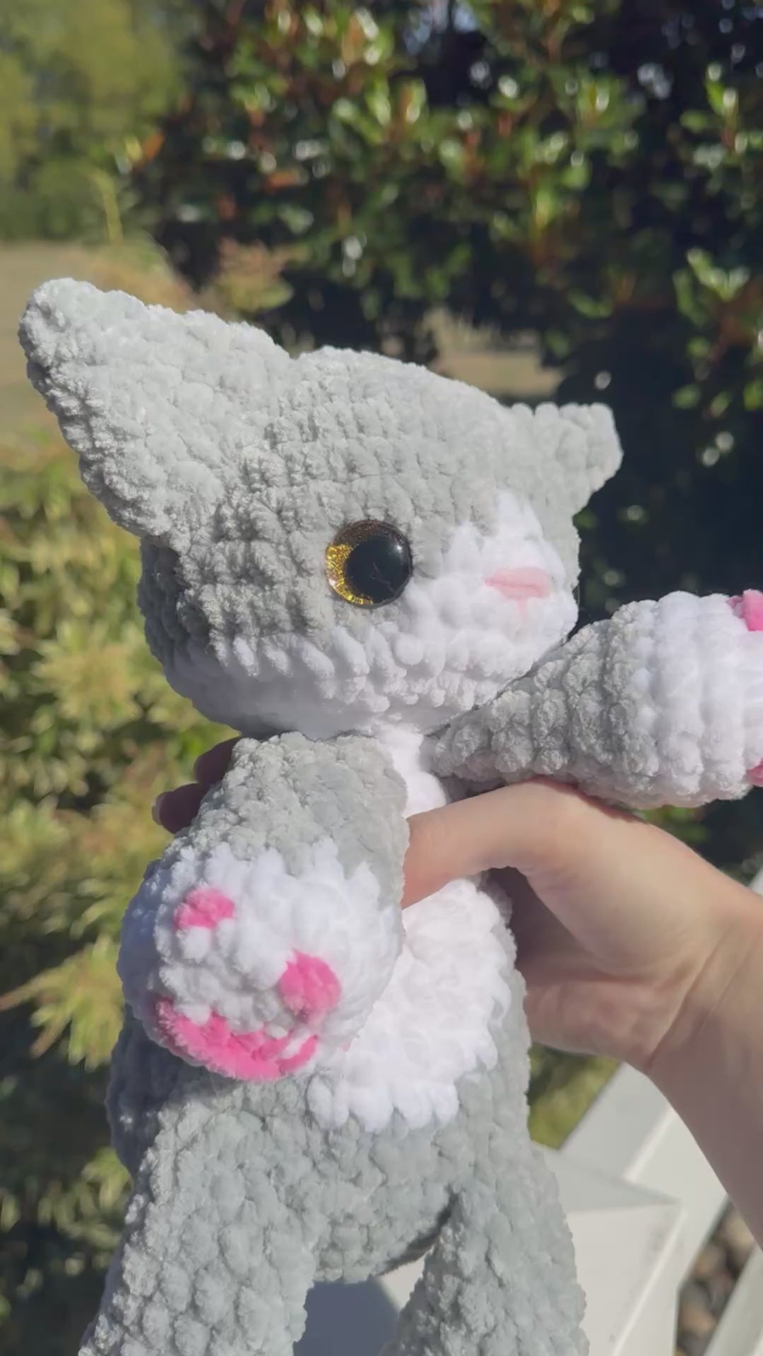 Cuddle kitty crochet plushie Amigurumi